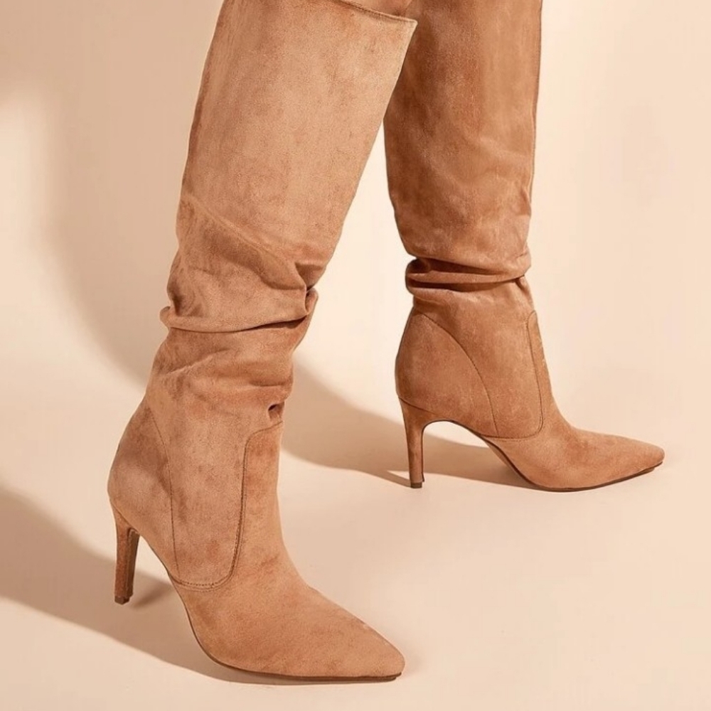 SHEIN pointed toe stiletto heeled boots NW…